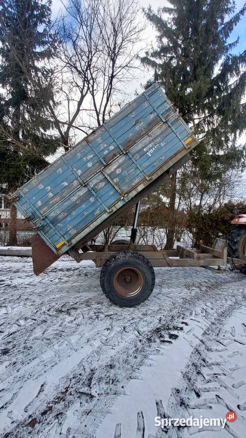 Przyczepa wywrotka 6t 1 osiowa