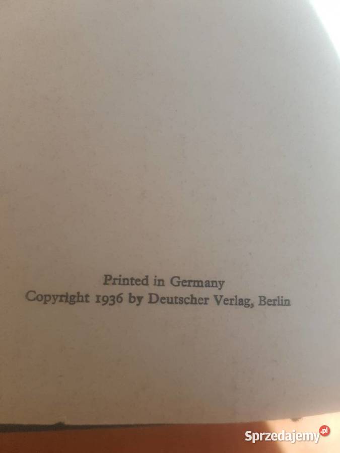 Stara niemiecka książka serdecznie śląskie Katowice
