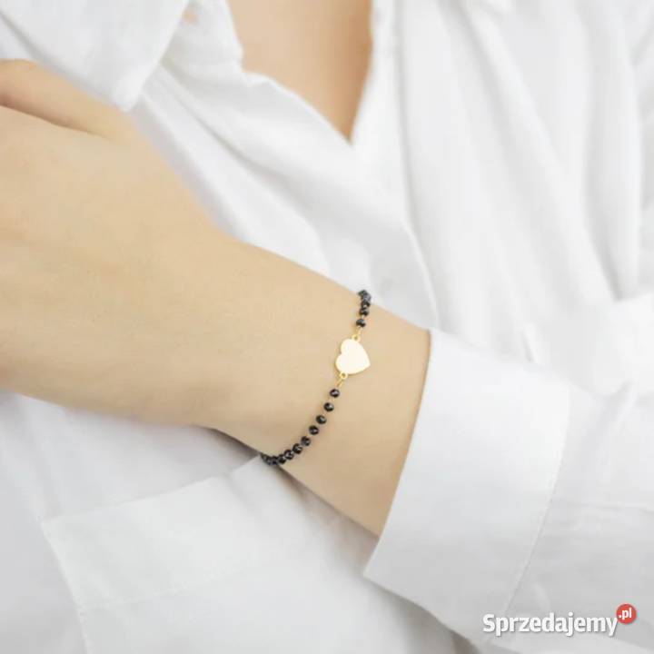 Bransoletka Walentynki Prezent Złota Serce Poznań sprzedam