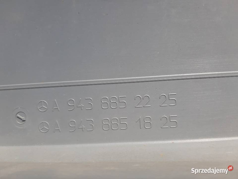 MERCEDES ACTROS MP3 SPOILER ZDERZAKA ŚRODKOWY zderzaki Trzciel