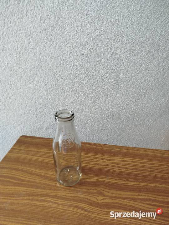 Butelka mleczną z PRL Opole