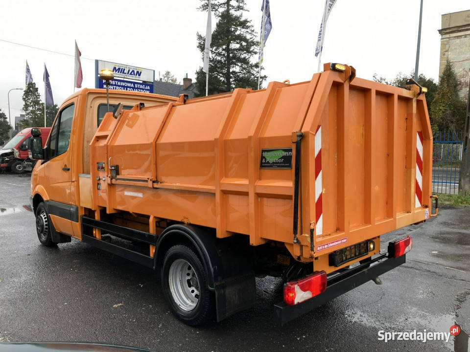 Mercedes Sprinter Sprinter 513 Śmieciarka Prasa pomarańczowy Syców