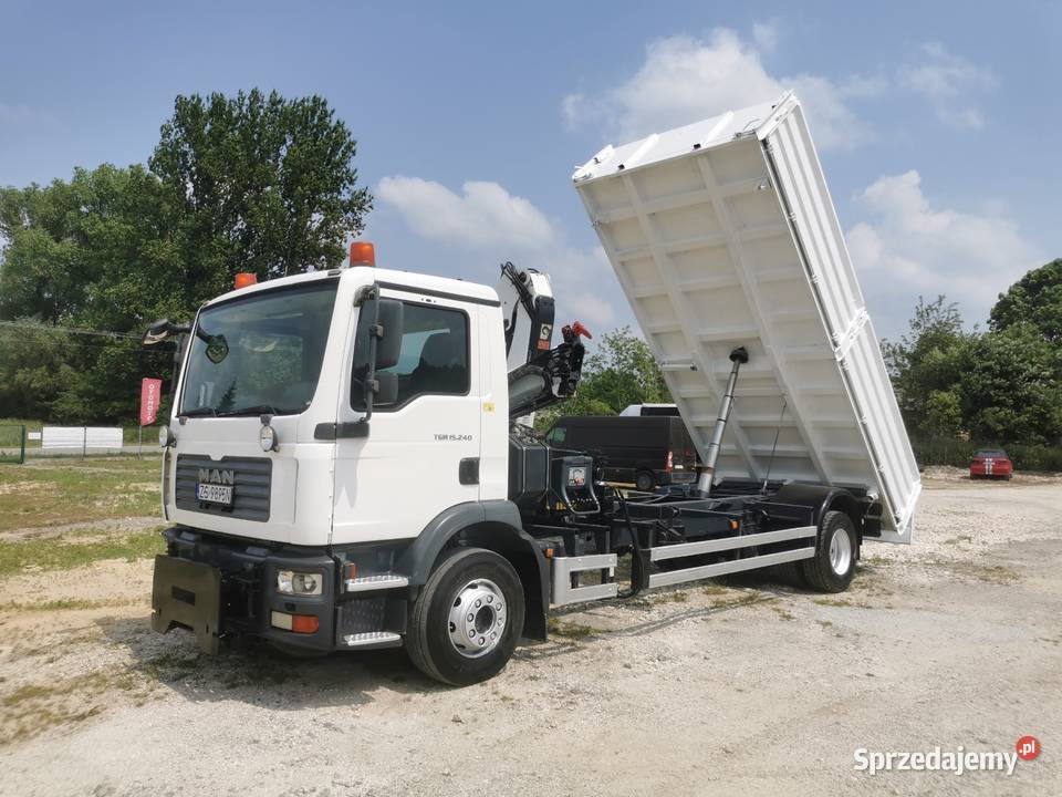 MAN TGM 15240 Żuraw HDS HIAB kiper wywrotka Miechów