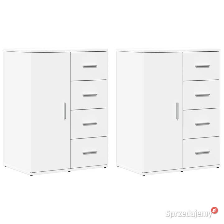 Szafki 2 białe 59x39x80 materiał drewnopochodny Warszawa