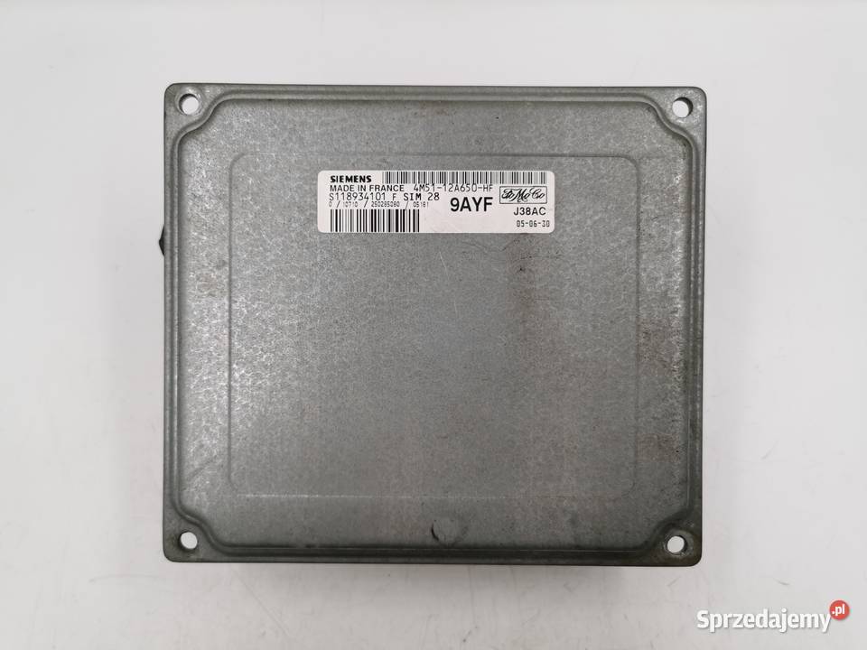 Sterownik Silnika Ford Focus MK2 16 16v Części samochodowe Wyszków