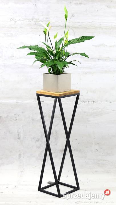 Kwietnik Metalowy Stojący Stojak na kwiaty 80 mazowieckie Sobienie-Jeziory