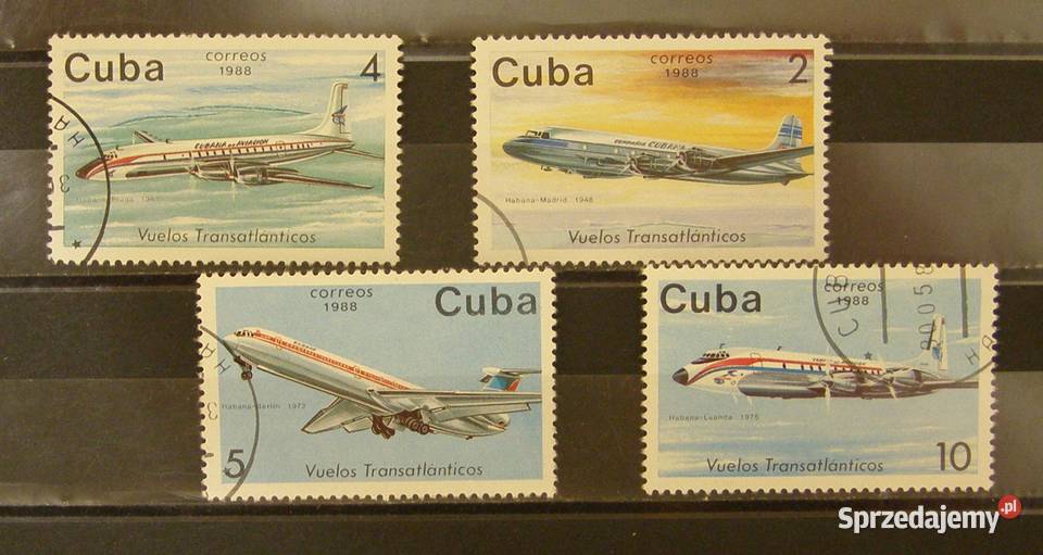 Znaczki pocztowe-Kuba-Samoloty