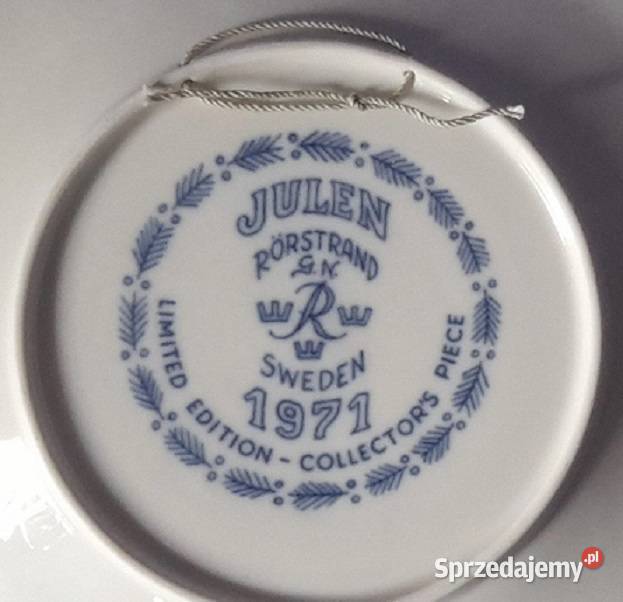 Talerz Kolekcjonerski Świąteczny Talerz Ścienny