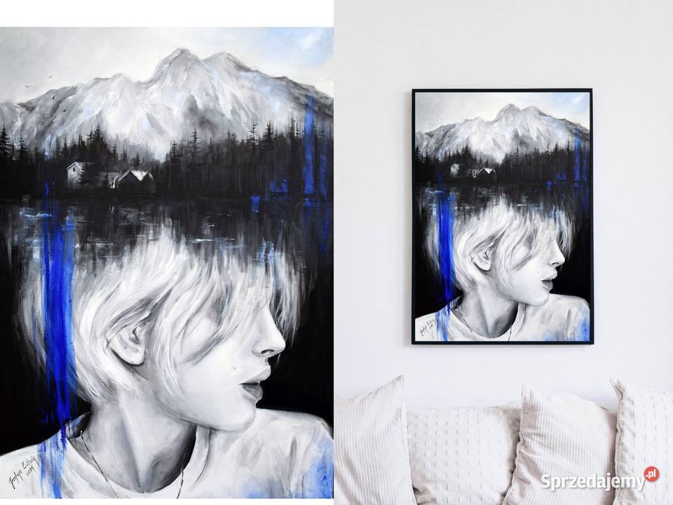 Nowoczesna abstrakcja kobieta portret akt do mazowieckie Warszawa