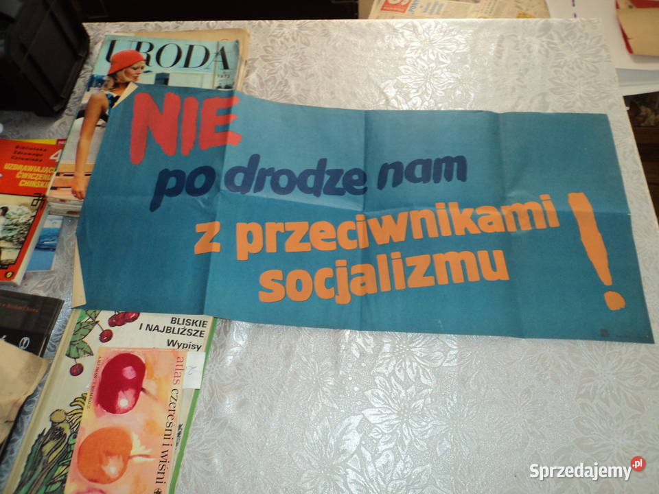 PRL plakat propagandowy z lat 80tych Pozostałe