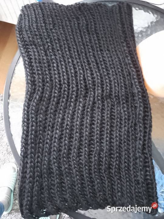 Komin szal damski czarny Chrzanów