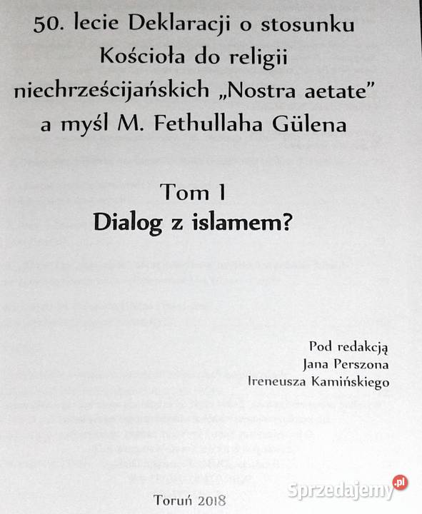 Dialog z Islamem Tom Red Jan Perszon Rok wydania 2018 Pozostałe Chełm