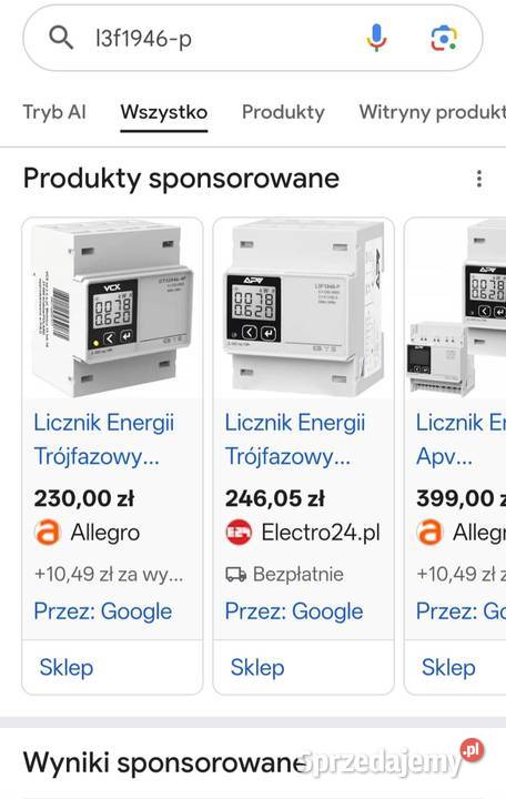 LICZNIK ENERGII TRÓJFAZOWY DWUKIERUNKOWY 3FAZ Żywiec