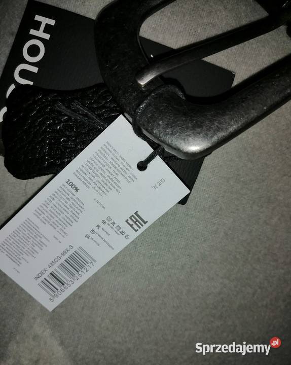 HOUSE Nowy z metką SKÓRZANY pasek Z metalowymi wielkopolskie Leszno sprzedam