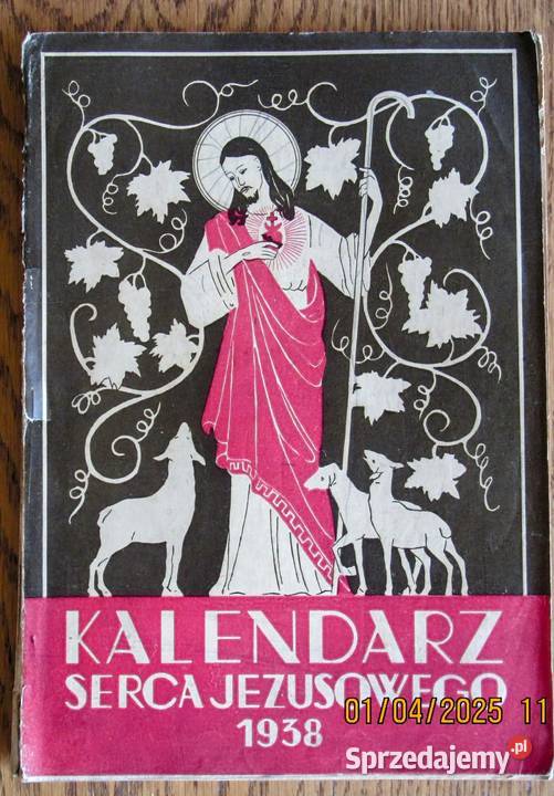 KALENDARZ SERCA JEZUSOWEGO 1938 Bychawka Trzecia