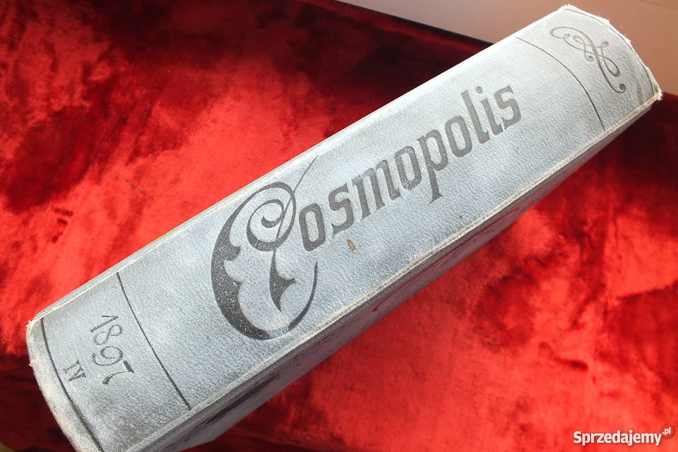 Stara powieść podróżnicza Cosmopolis z 1897 roku Żary