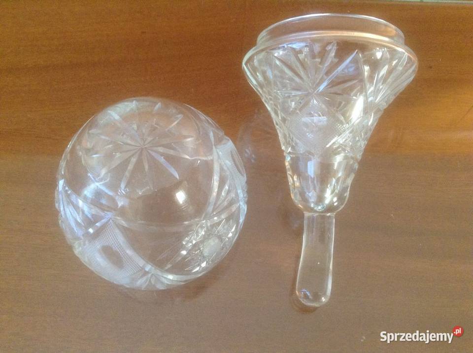 Bombonierka kryształowa z lat 80 Opole