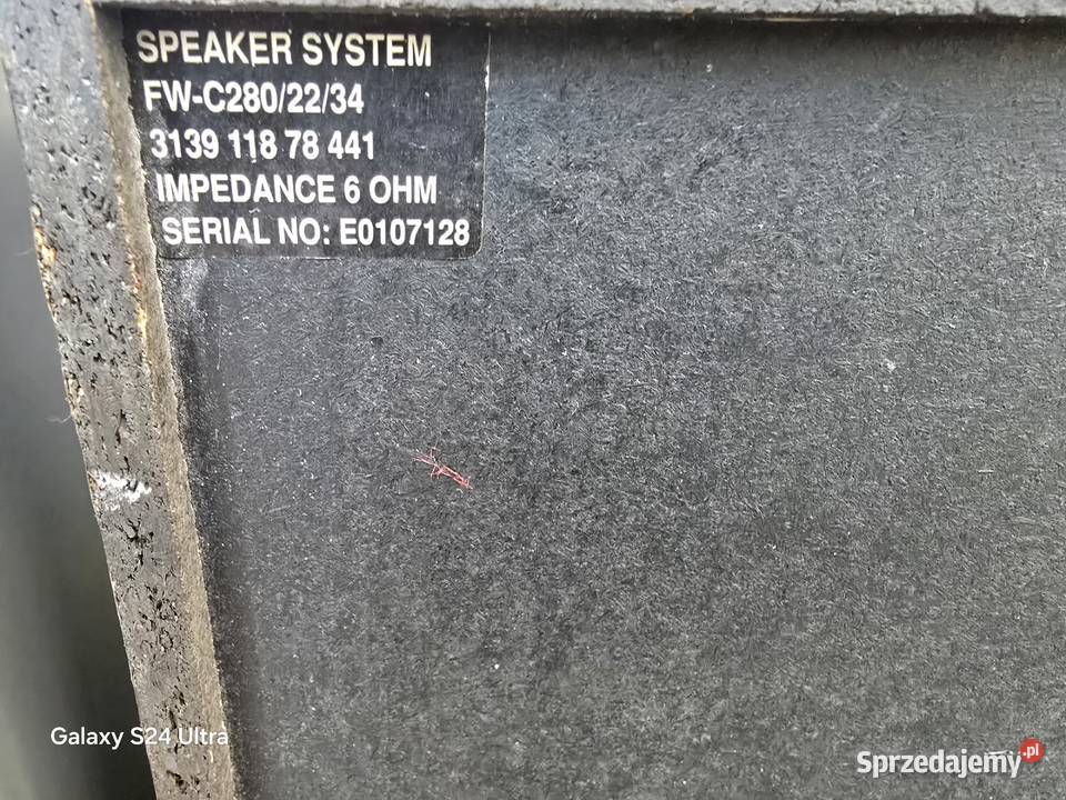 kolumny z mini wieży philips