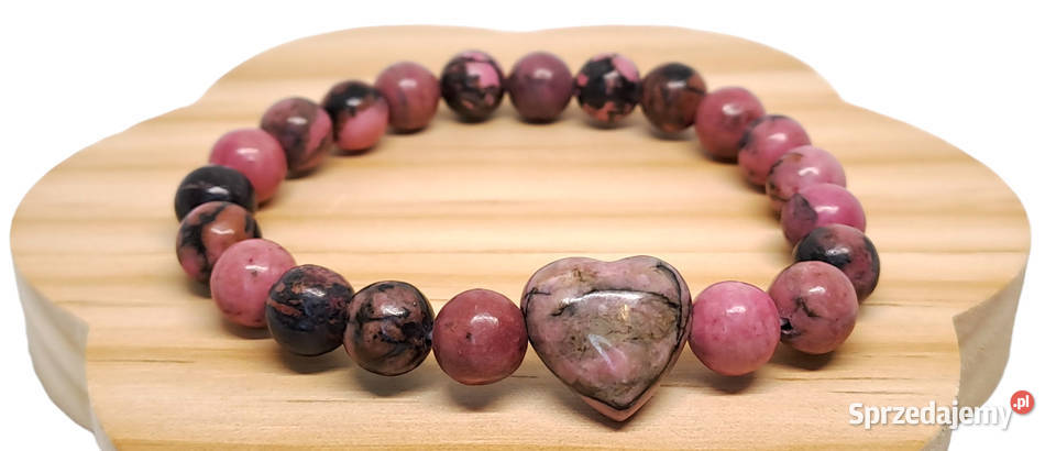 Bransoletka z rodonitu RODONIT serce kulka 485 Warszawa