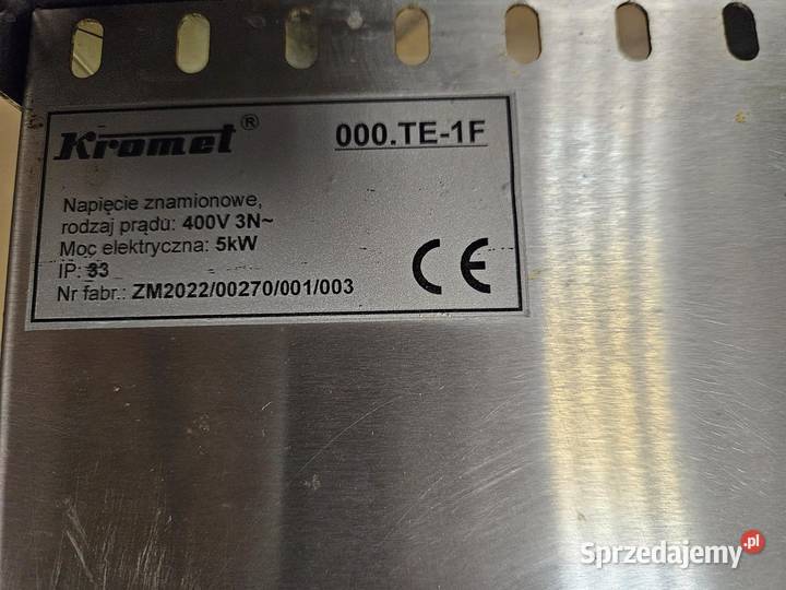 Kromet 000TE1F taboret elektryczny 5kW Gastronomia śląskie Pszczyna