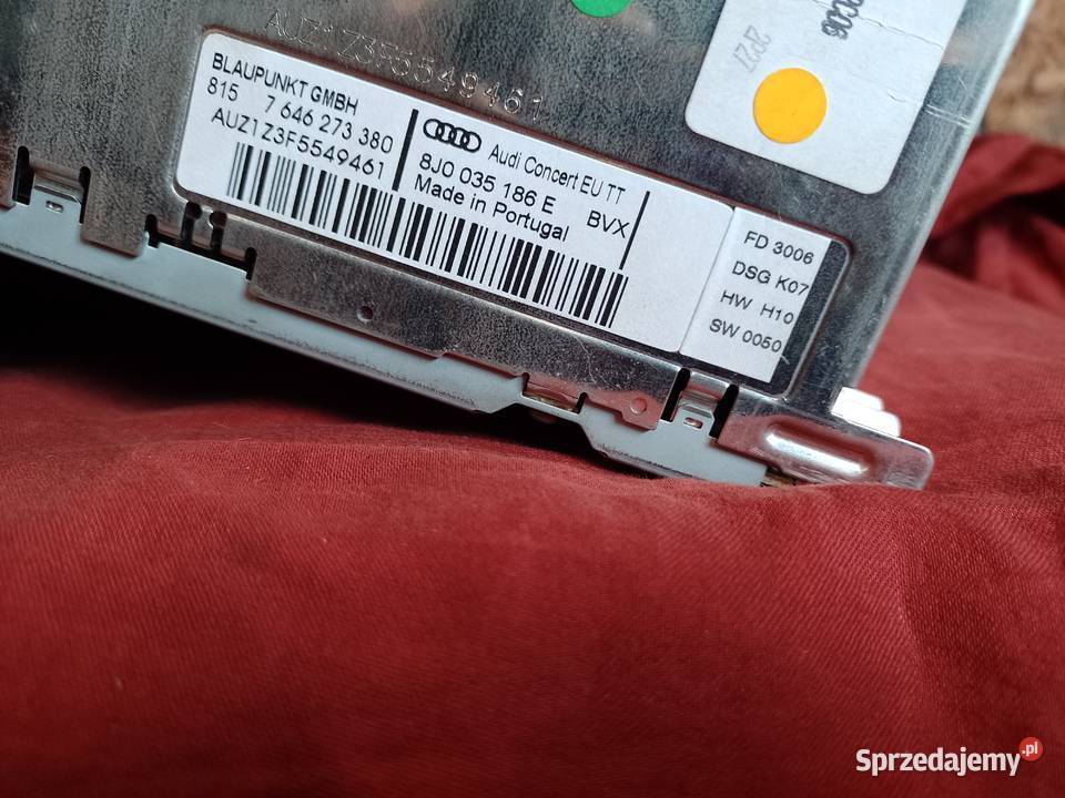 radio audi concert mp3 TT 8j pomorskie Bolszewo