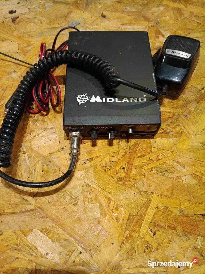CB Radio Midland Alan 100 Plus Mikrofon Oryginał Łosice