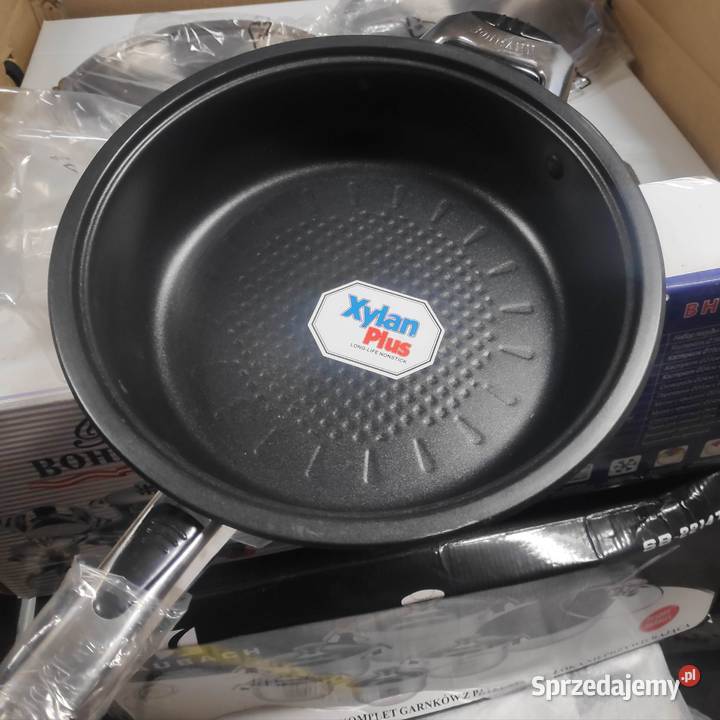 Garnki Komplet garnków 22 el Bohmann II gatunek Garnki i szybkowary Łódź