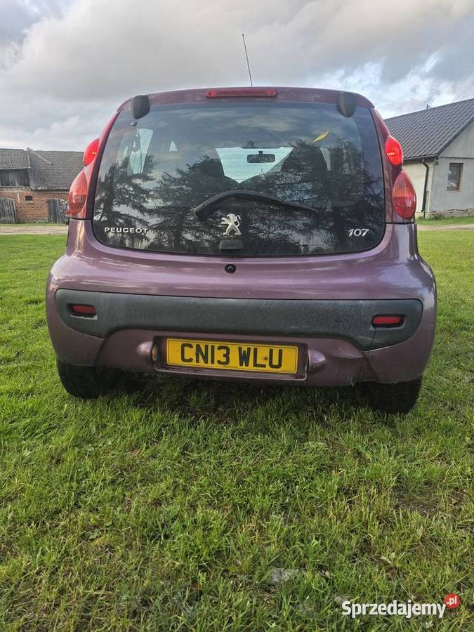 Peugeot 107 10 anglik 2013 Rozogi