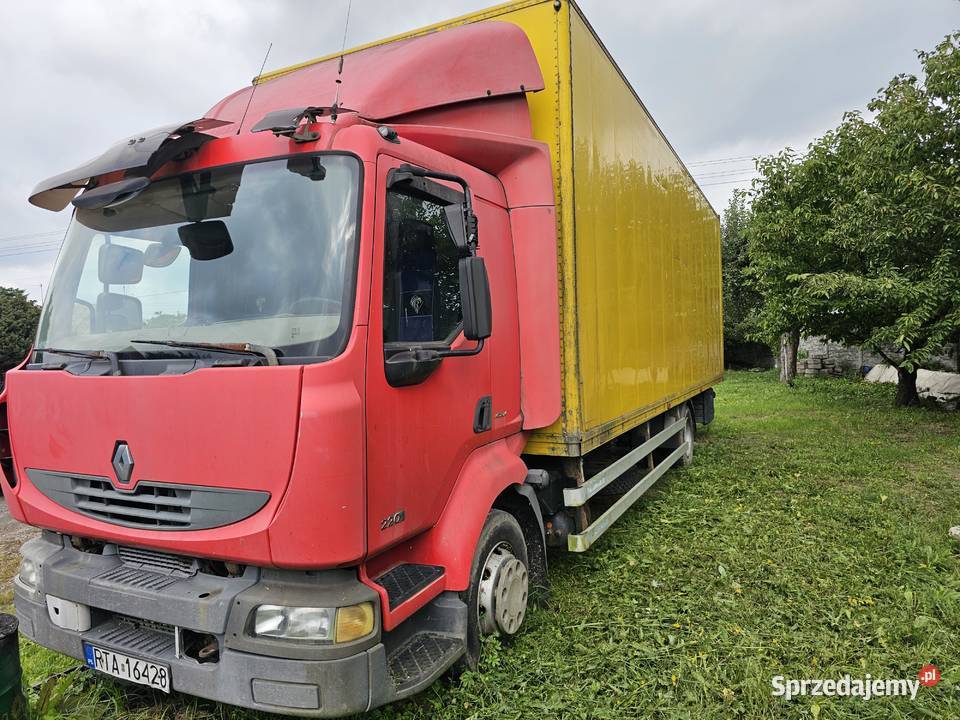 RENAULT MIDLUM 220 KONTENER WINDA 8 m EURO4 podkarpackie Tarnobrzeg sprzedam