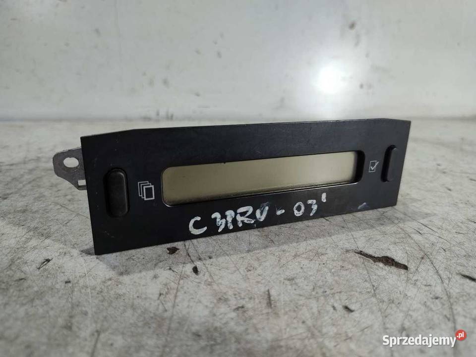 ZEGAR WYŚWIETLACZ CITROEN C3 I 9647409477