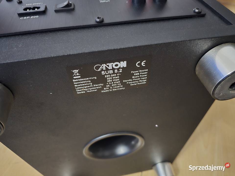 Subwoofer Aktywny Canton SUB 82 świętokrzyskie Suchedniów