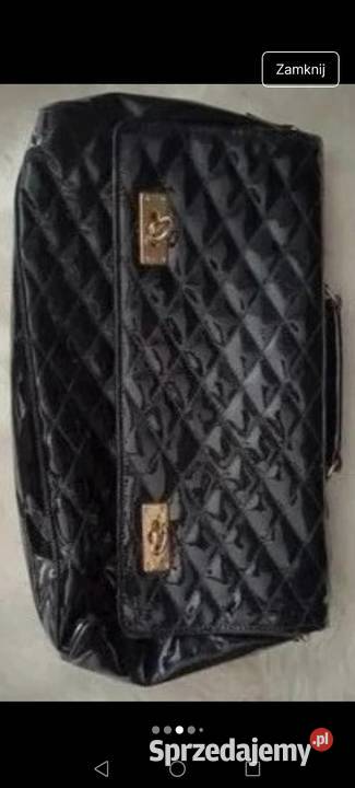 Torba do ręki czarna elegancka Krosno