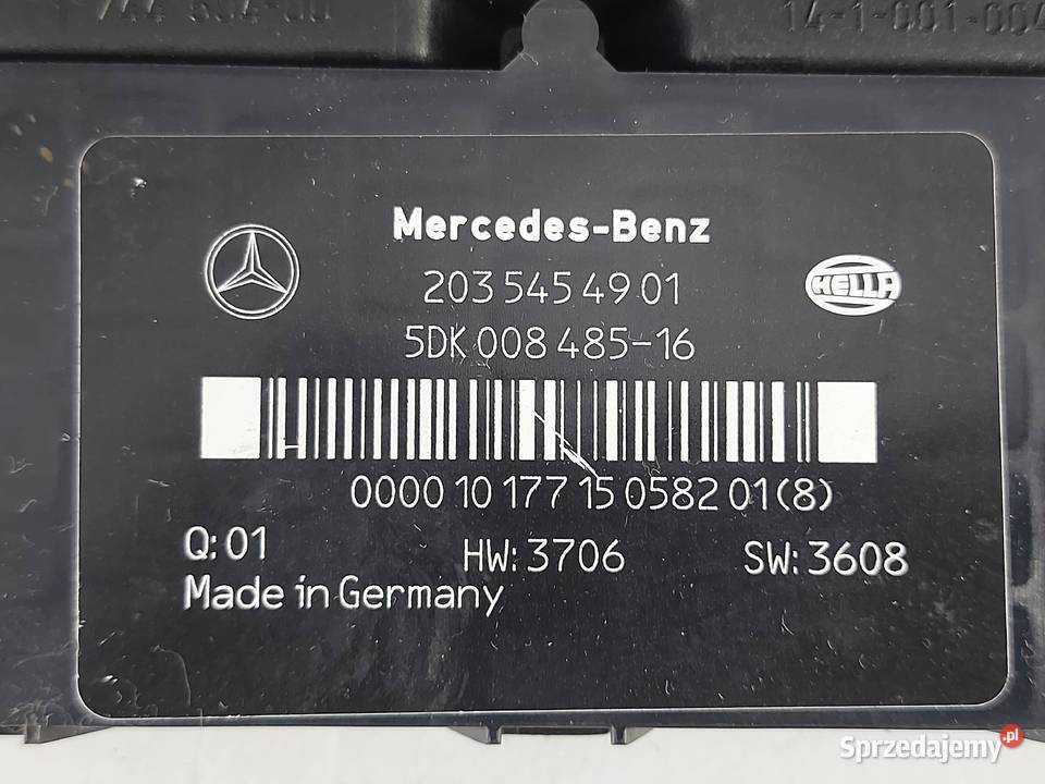 MERCEDES CLC 10r sterownik moduł SAM 2035454901 osobowe Kielce