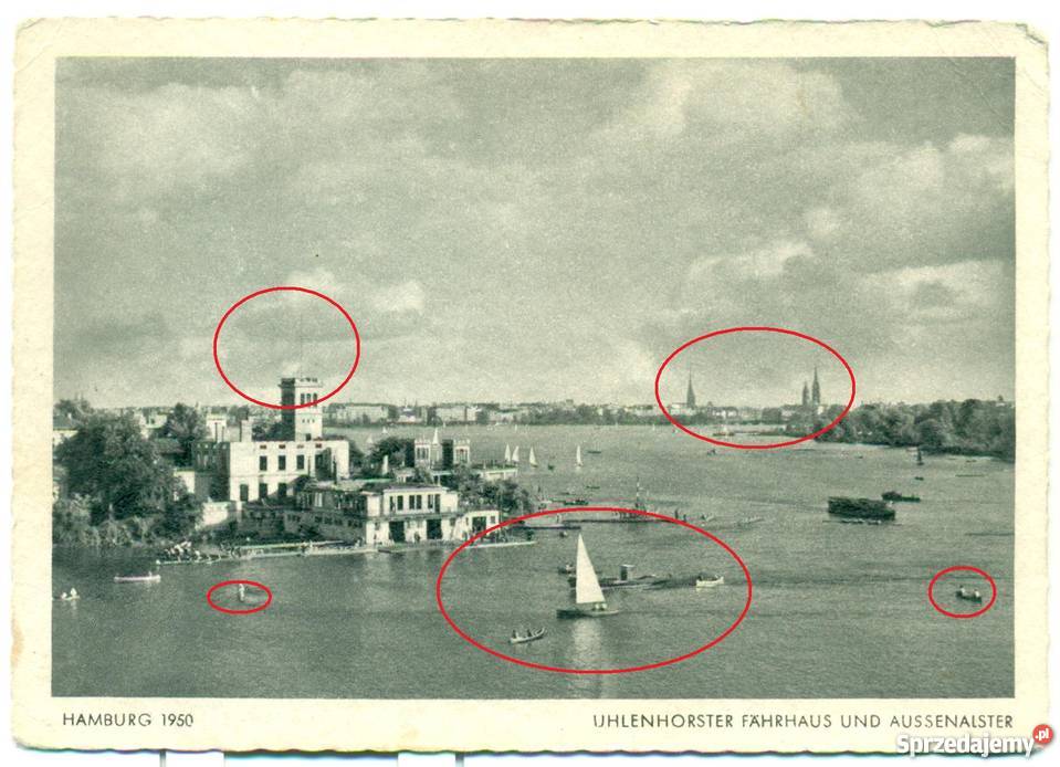 Hamburg 1950 UHLENHORSTER FAHRHAUS UND Ostrów Wielkopolski