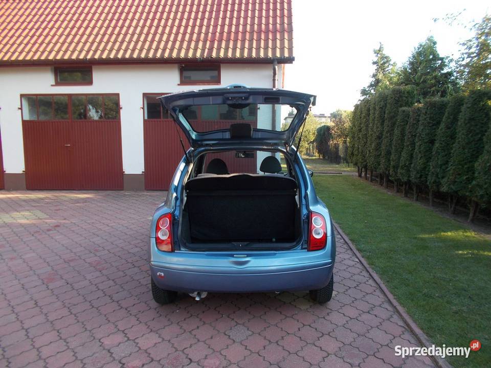 NISSAN MICRA 12 benz 2007 r 5 drzwi KLIMATYZACJA