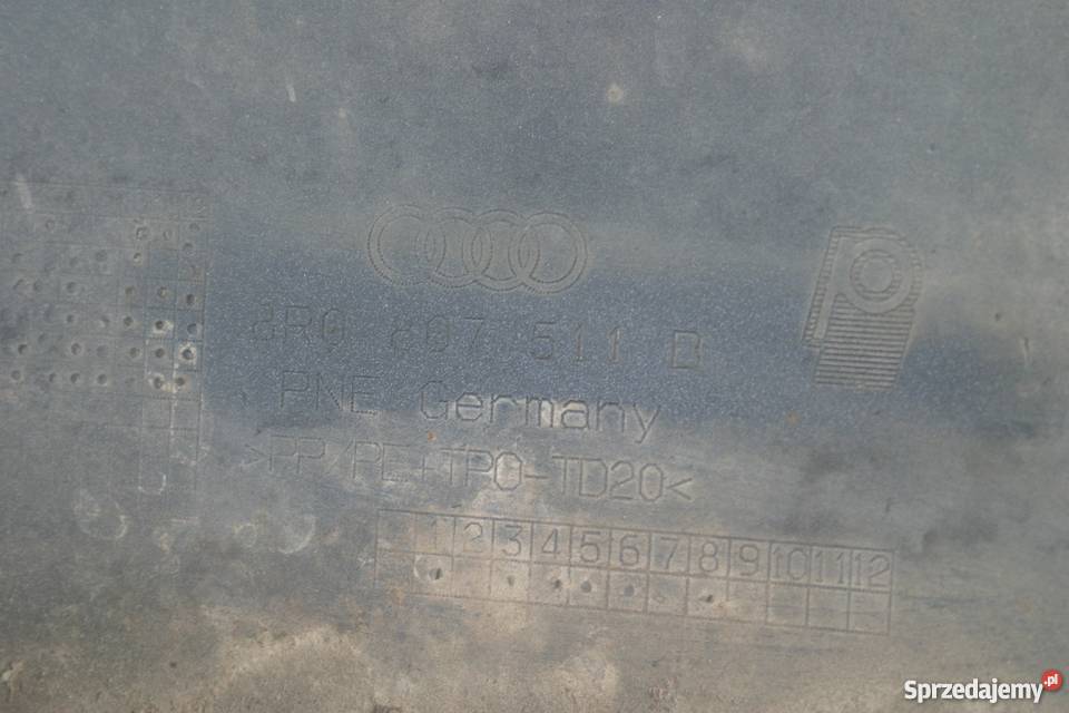 AUDI Q5 LIFT FL SLINE ZDERZAK TYŁ CHROM 0812 osobowe