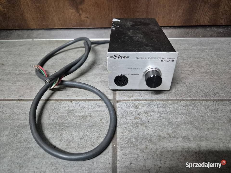 Stax srd6 adaptor for elecrostatic earspeaker Złocieniec sprzedam
