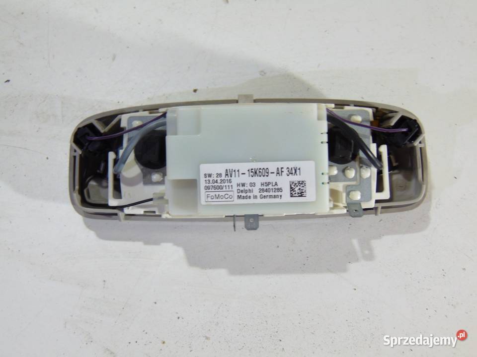 LAMPKA OŚWIETLENIE KABINY FORD ECOSPORT II osobowe wielkopolskie