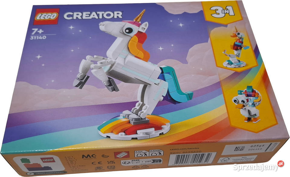 Klocki Lego Creator 3w1 Magiczny jednorożec