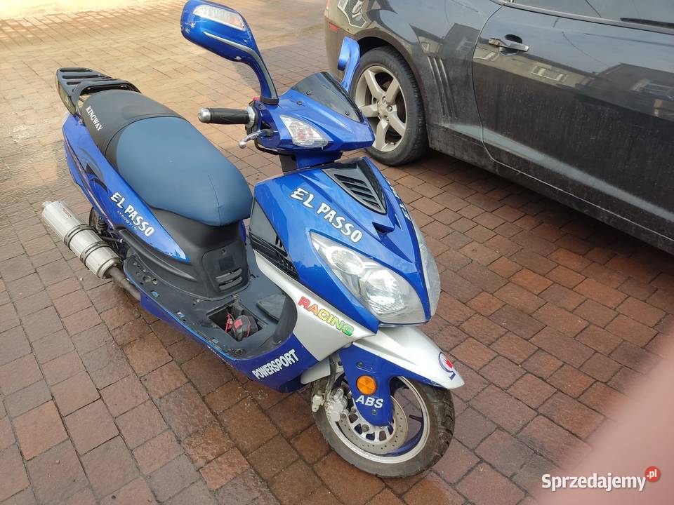 Skuter 4T Kingway Elpaso 49ccm Przebieg 27 Zipp 27km Strzyżowice
