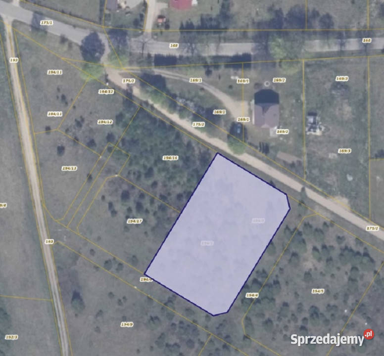 Działka 1943 w miejscowości Ełganowo 3001m2