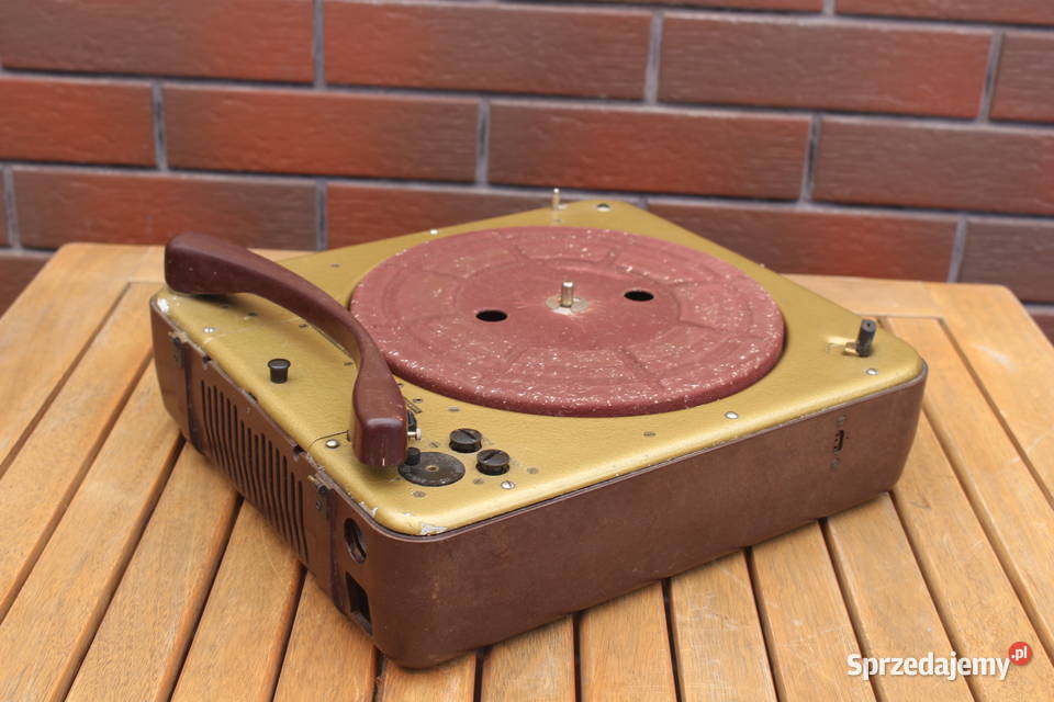 stary gramofon dimafon Kalisz