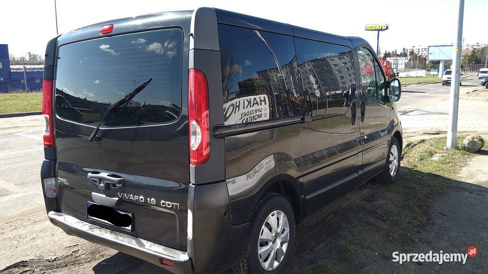 opel vivaro 2005r 6 osobowy klima 100KM Szczecin