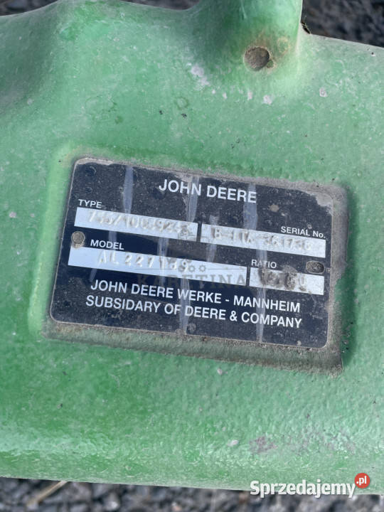 John Deere 6xxxM 6xxxR oś przednia części