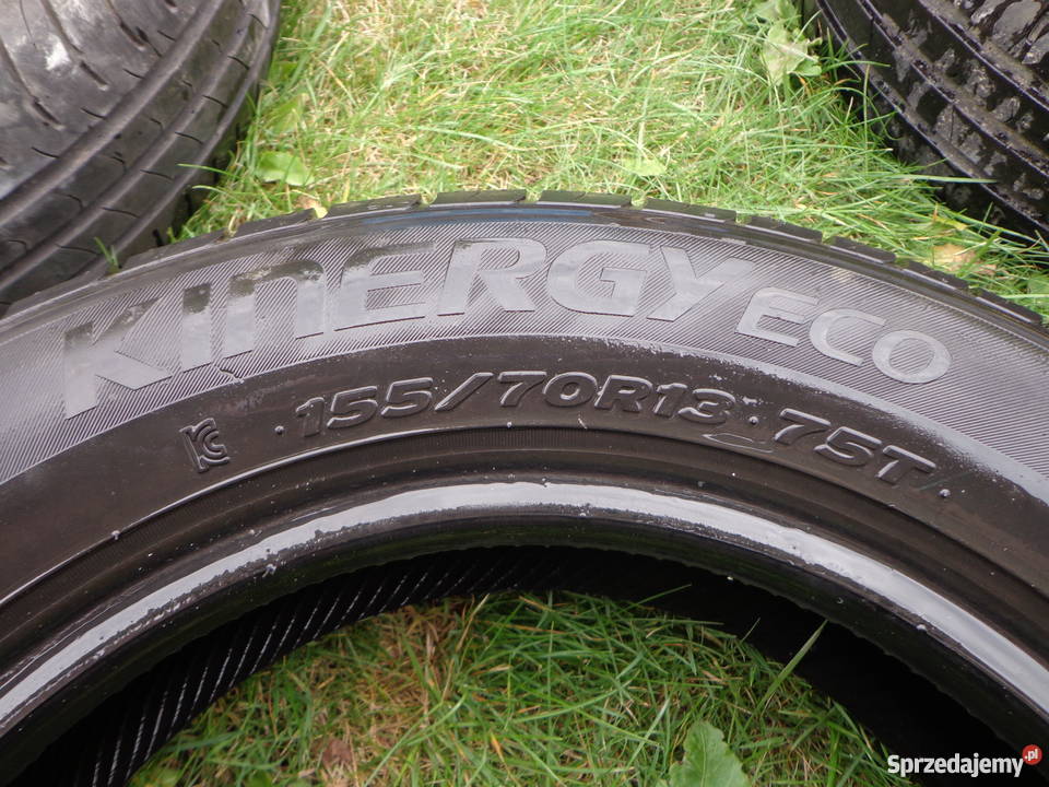 4 Opony letnie Hankook kinergy Eco 15570R13 75T Rok produkcji 2011