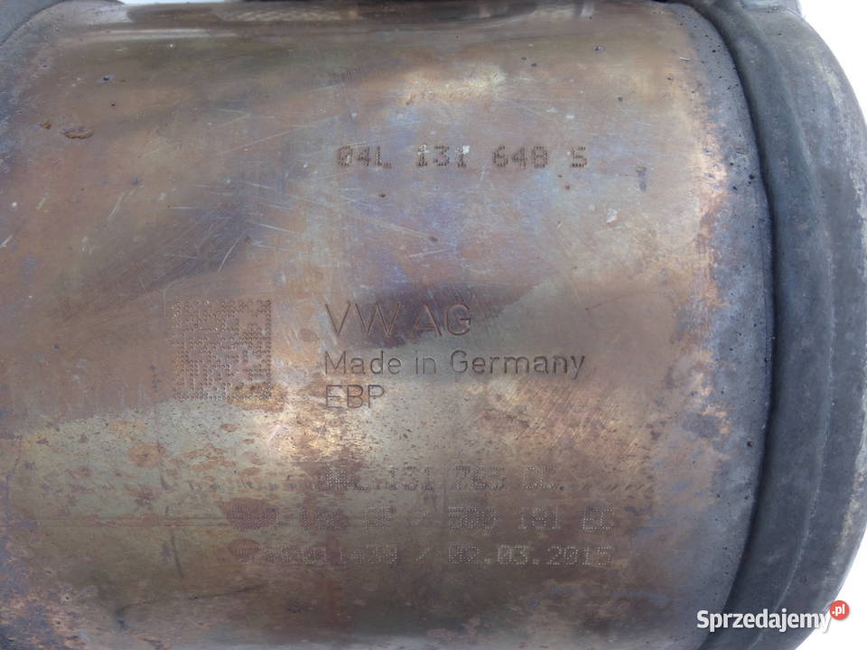 KATALIZATOR FILTR CZĄSTEK STAŁYCH DPF EGR VW Łosieniec sprzedam