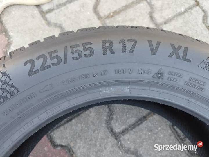 Opony zimowe Continental 225 55 R17 z 2023 Warszawa