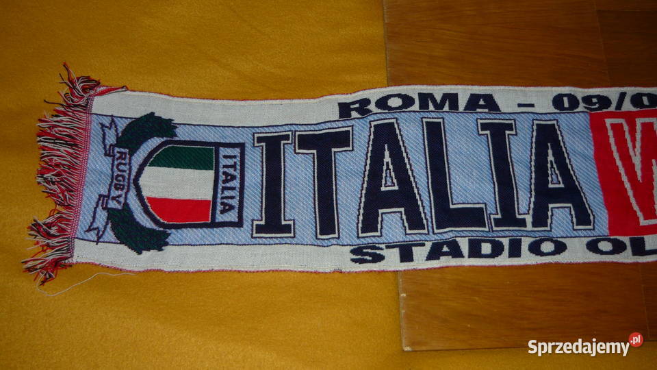 Szalik kibica Rugby Italia Wales 09022019 Stadio Pozostałe podlaskie Sokółka