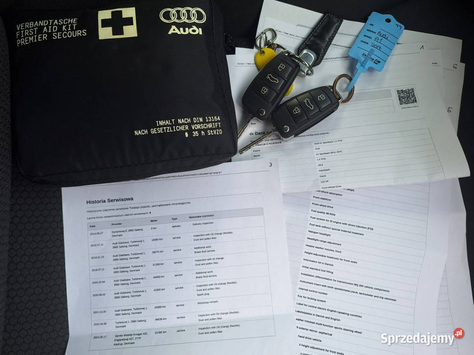 Audi A1 Sportback 14TFSi STAN podgrzew fotele 8X ESP Olsztyn sprzedam