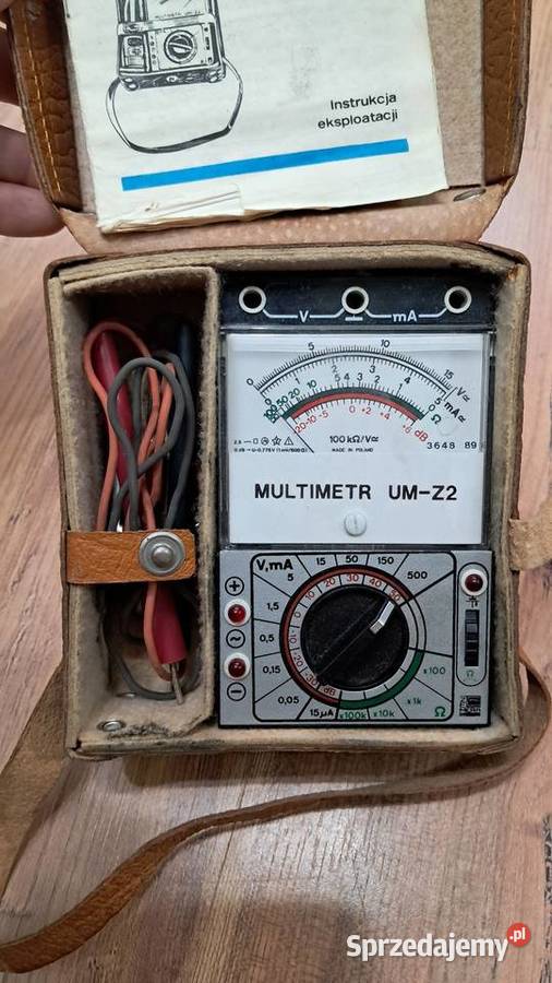 Multimetr Analogowy UMZ2 Etui PRL Piękny Stan Świecie